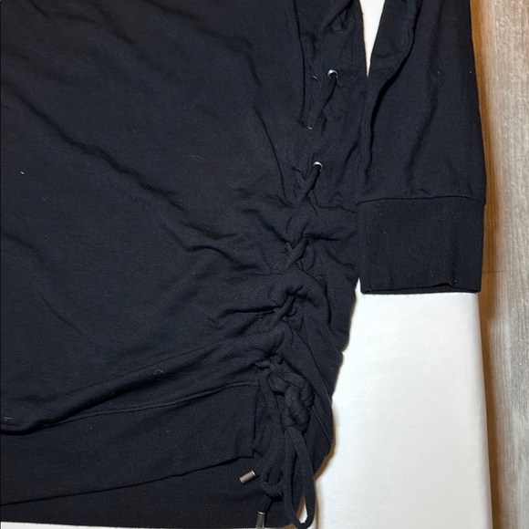Express One Eleven Black Sweater Dress with Tie Size Medium - Picture 2 of 12